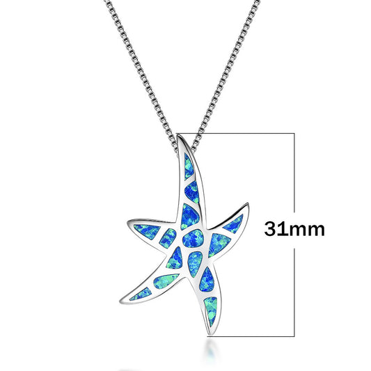 Starfish Women's Necklace European And American Style Exaggerated