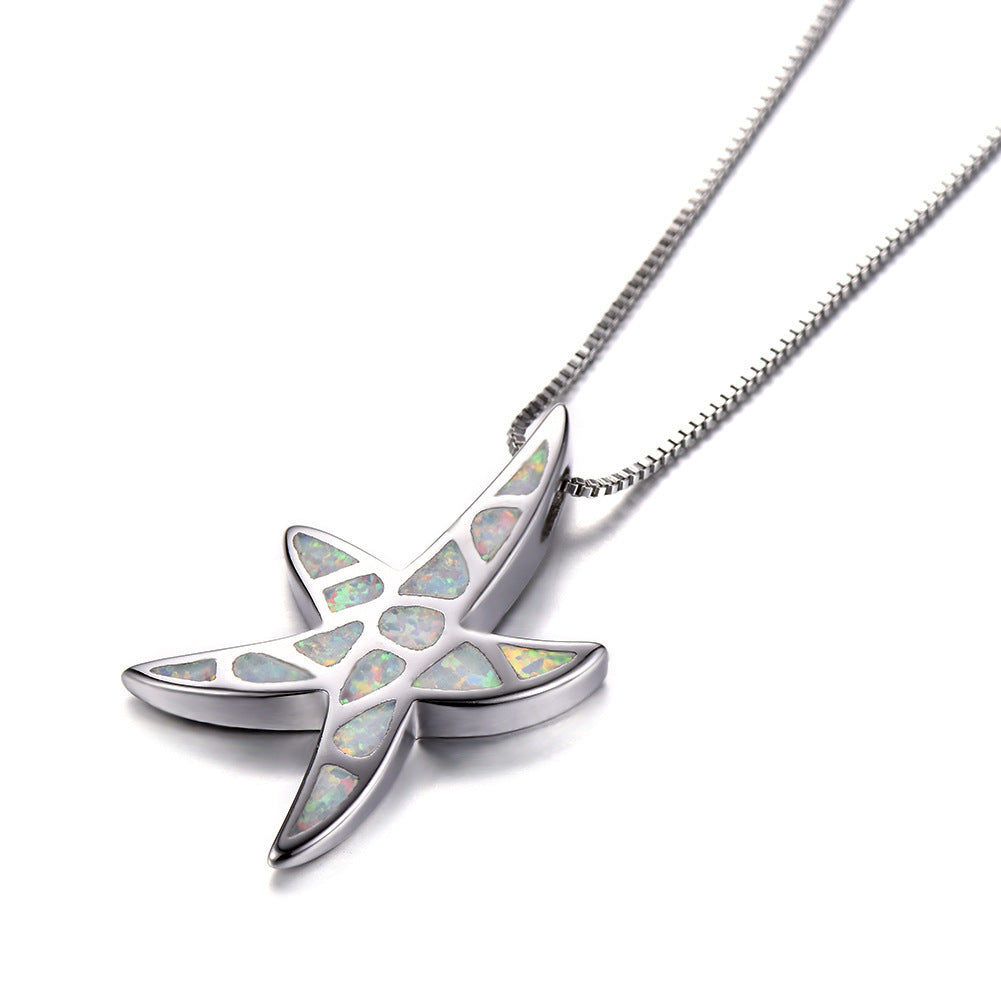 Starfish Women's Necklace European And American Style Exaggerated