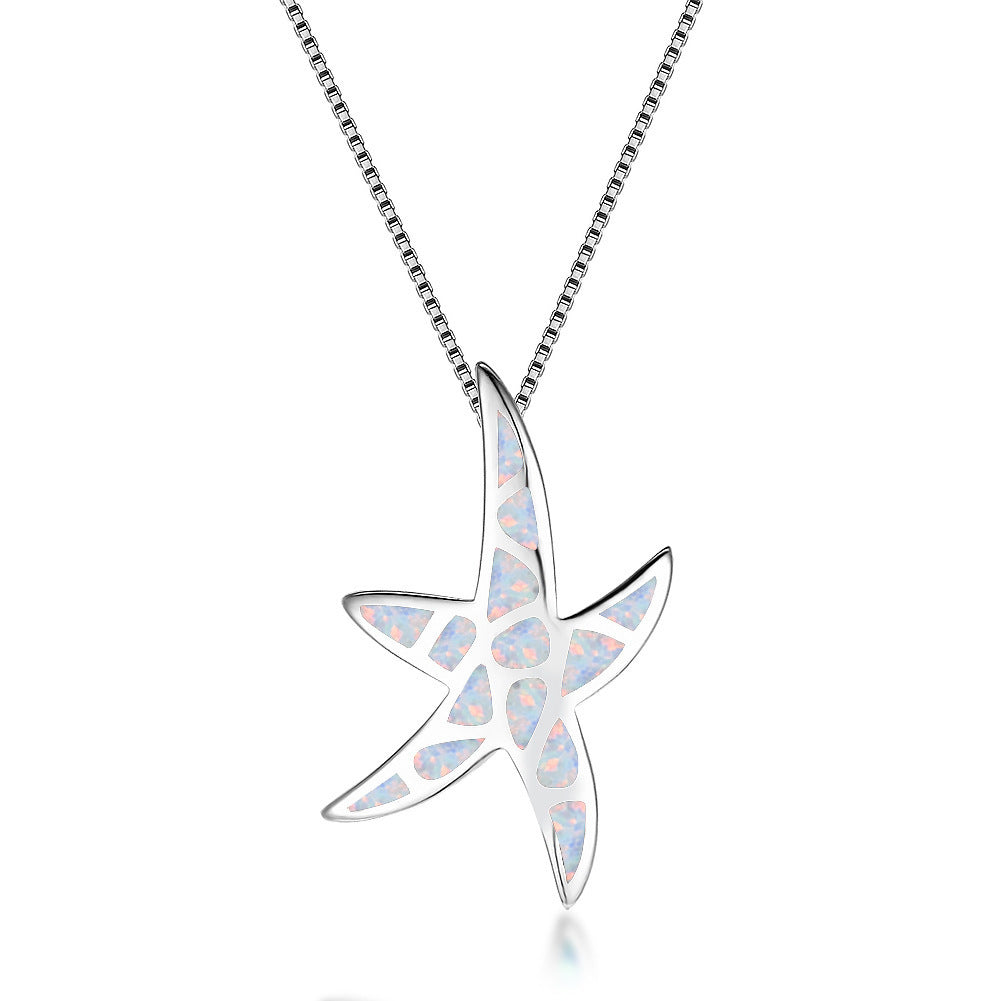 Starfish Women's Necklace European And American Style Exaggerated