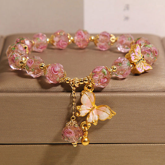 Female Versatile New Chinese Rose Garden Bracelet